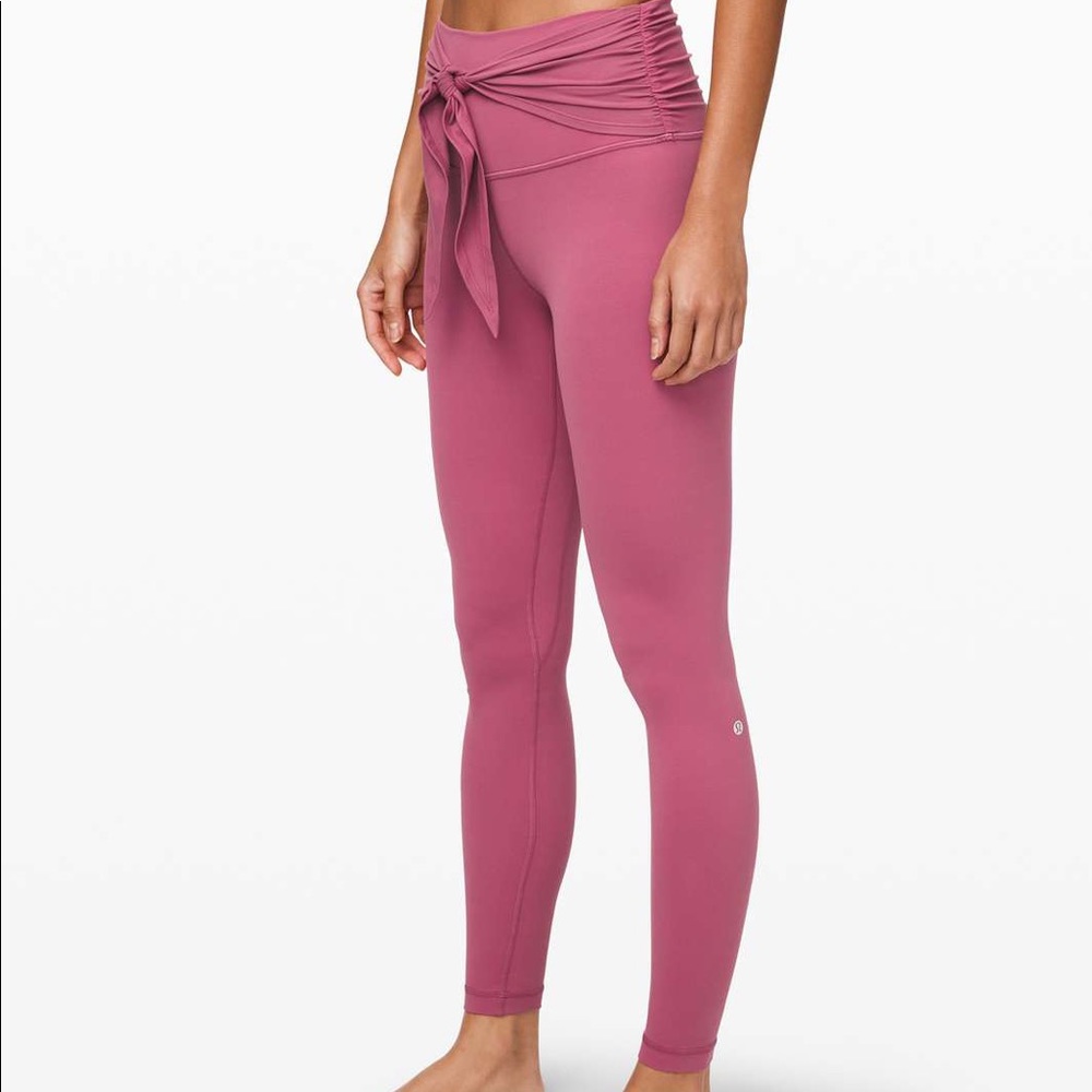 Lululemon Align wrap legging in rose